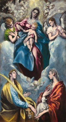 Picture of MADONNA AND CHILD WITH SAINT MARTINA AND SAINT AGNES 1597