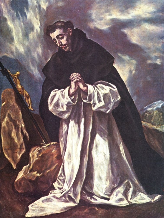 Picture of SAINT DOMINIC IN PRAYER CA 1600