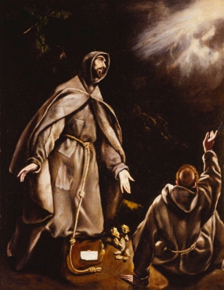 Picture of SAINT FRANCIS IN ECSTASY CA 1605
