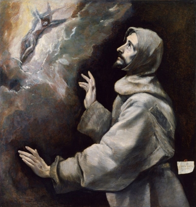 Picture of SAINT FRANCIS RECEIVING THE STIGMATA CA 1585