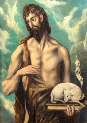 Picture of SAINT JOHN THE BAPTIST AT HALF LENGTH CA 1610