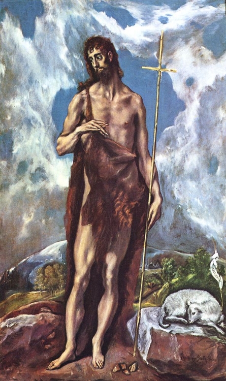 Picture of SAINT JOHN THE BAPTIST IN THE WILDERNESS CA 1600