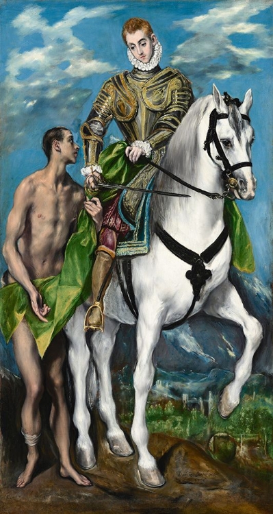 Picture of SAINT MARTIN AND THE BEGGAR CA 1597