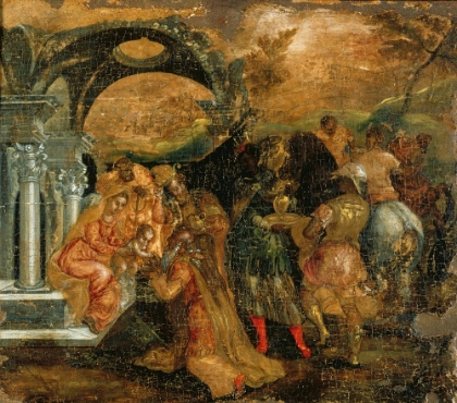 Picture of THE ADORATION OF THE MAGI CA 1565