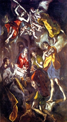 Picture of THE ADORATION OF THE SHEPHERDS CA 1612