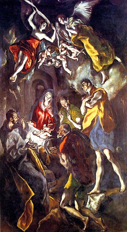 Picture of THE ADORATION OF THE SHEPHERDS CA 1612