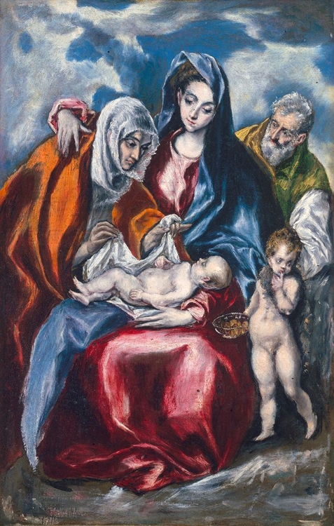 Picture of THE HOLY FAMILY WITH SAINT ANNE AND THE INFANT JOHN THE BAPTIST CA 1595