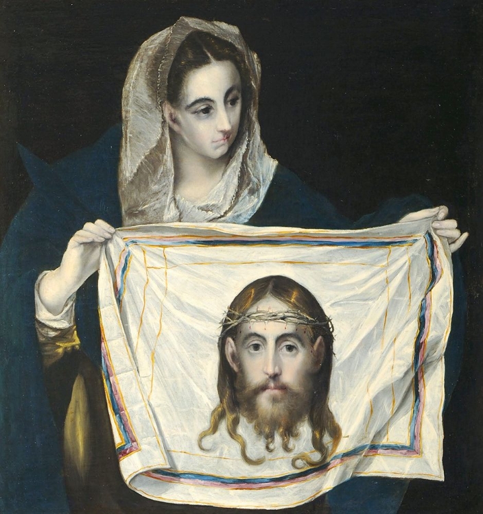 Picture of VERONICA WITH THE HOLY SHROUD CA 1580