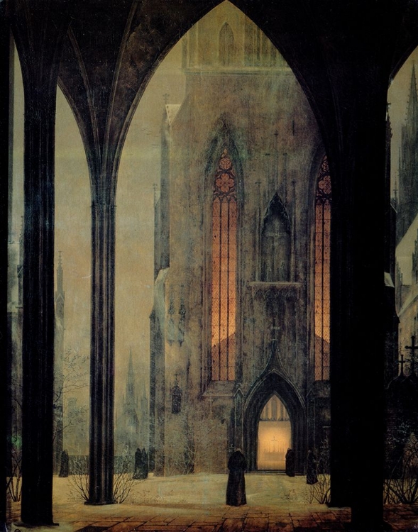 Picture of CATHEDRAL IN WINTER 1821