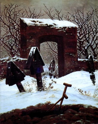 Picture of CEMETERY IN THE SNOW 1826