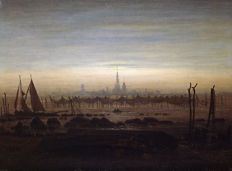 Picture of GREIFSWALD IN MOONLIGHT 1817