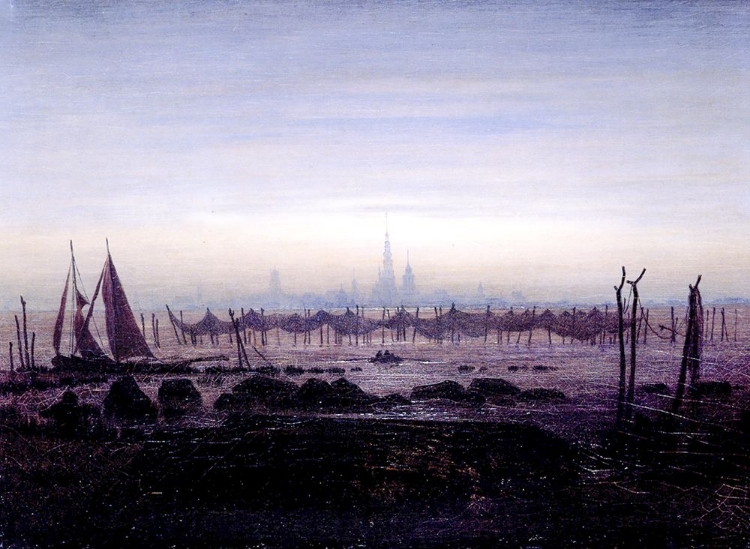 Picture of GREIFSWALD IN MOONLIGHT CA 1817