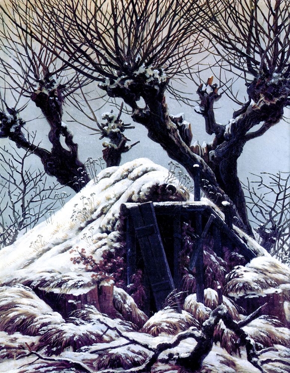 Picture of HUT IN THE SNOW 1827