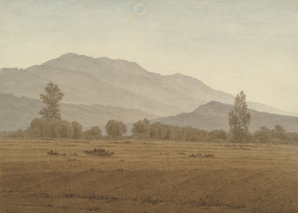 Picture of NEW MOON ABOVE THE RIESENGEBIRGE MOUNTAINS 1810