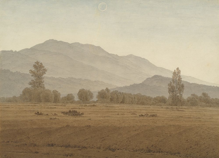Picture of NEW MOON ABOVE THE RIESENGEBIRGE MOUNTAINS 1810