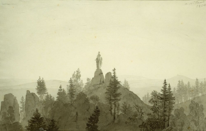 Picture of STATUE OF THE MADONNA IN THE MOUNTAINS 1804