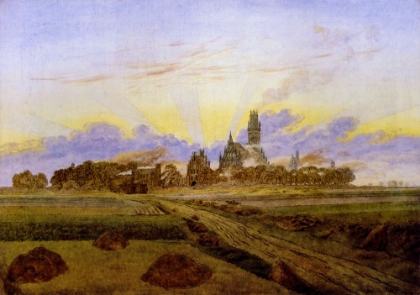 Picture of SUNRISE, NEUBRANDENBURG IN FLAMES 1835