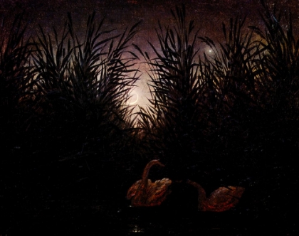 Picture of SWANS IN THE BUSHES CA 1820