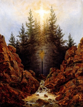 Picture of THE CROSS IN THE FOREST CA 1820