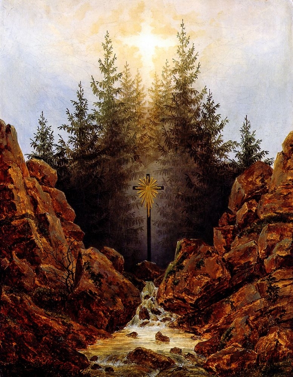 Picture of THE CROSS IN THE FOREST CA 1820