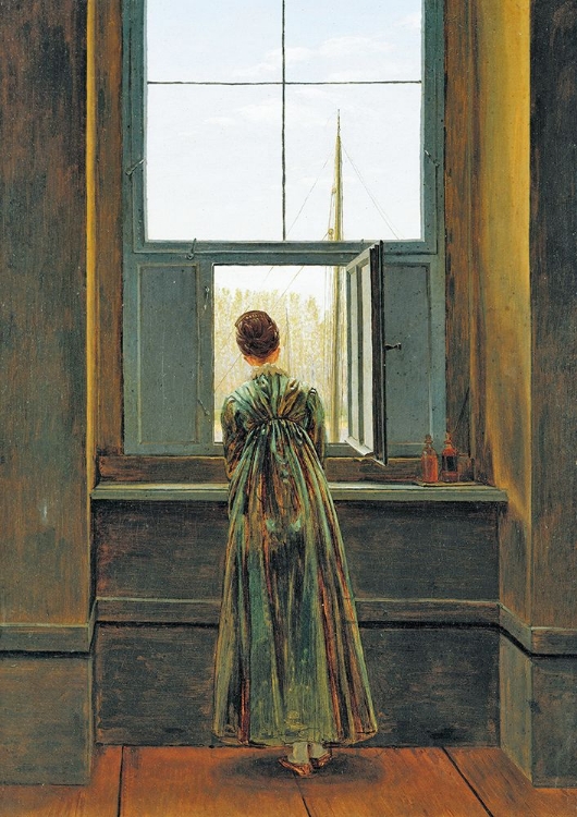 Picture of WOMAN AT A WINDOW 1822