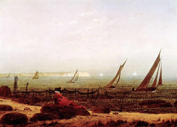 Picture of WOMAN BY THE SEA CA 1818