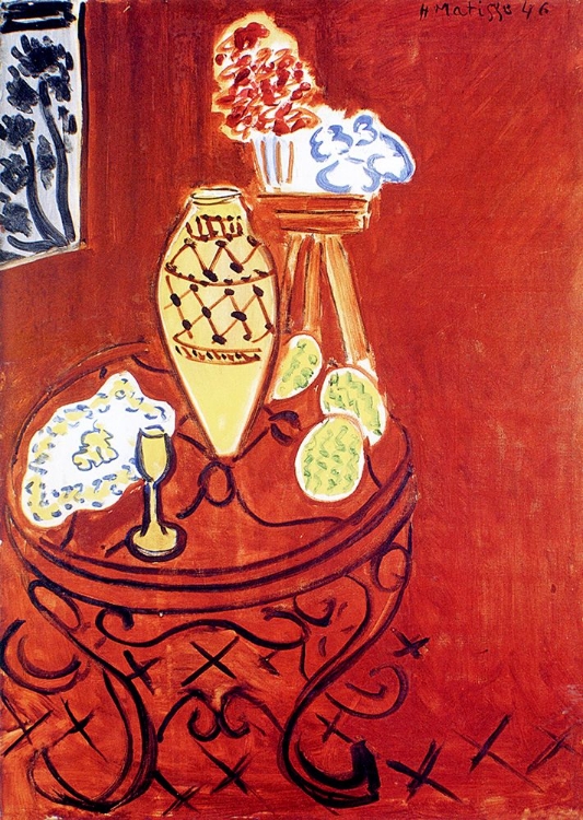 Picture of INTERIOR IN VENETIAN RED 1946