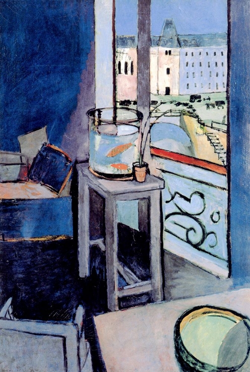 Picture of INTERIOR WITH A GOLDFISH BOWL 1914
