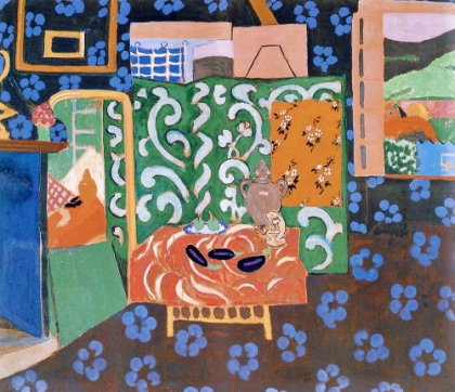 Picture of INTERIOR WITH AUBERGINES 1911