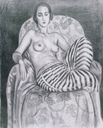 Picture of LARGE ODALISQUE WITH BAYADERE COSTUME 1925