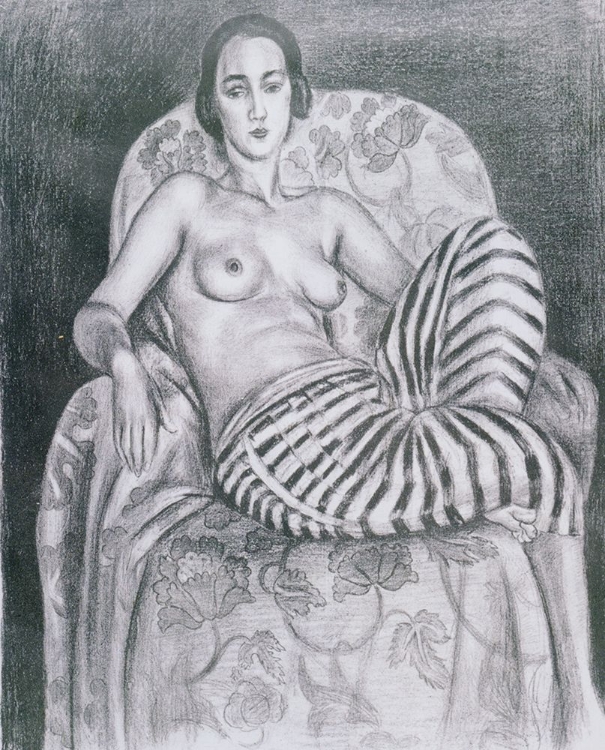 Picture of LARGE ODALISQUE WITH BAYADERE COSTUME 1925