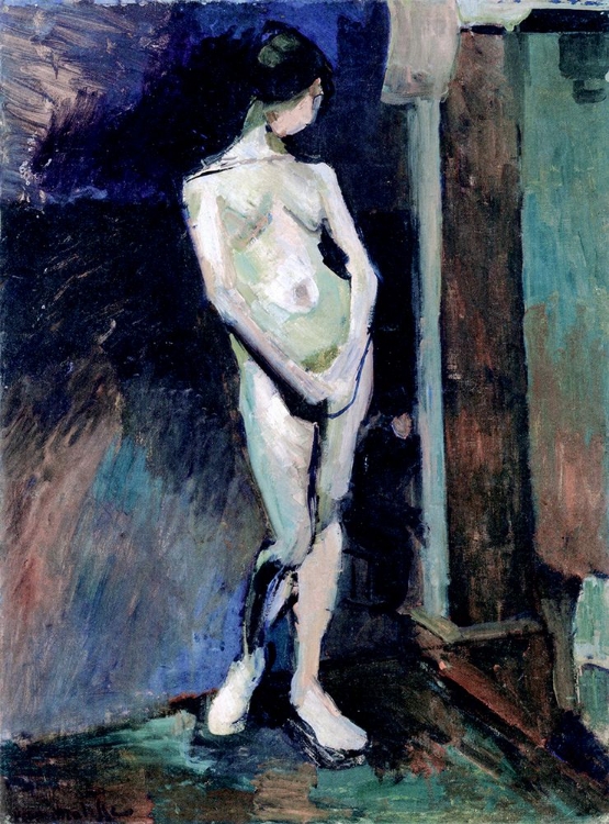 Picture of NUDE STUDY IN BLUE 1899