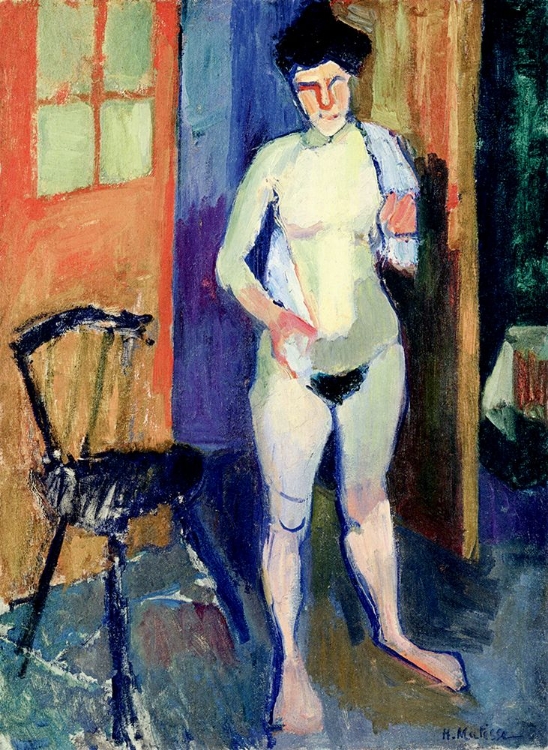 Picture of NUDE WITH A WHITE TOWEL 1902