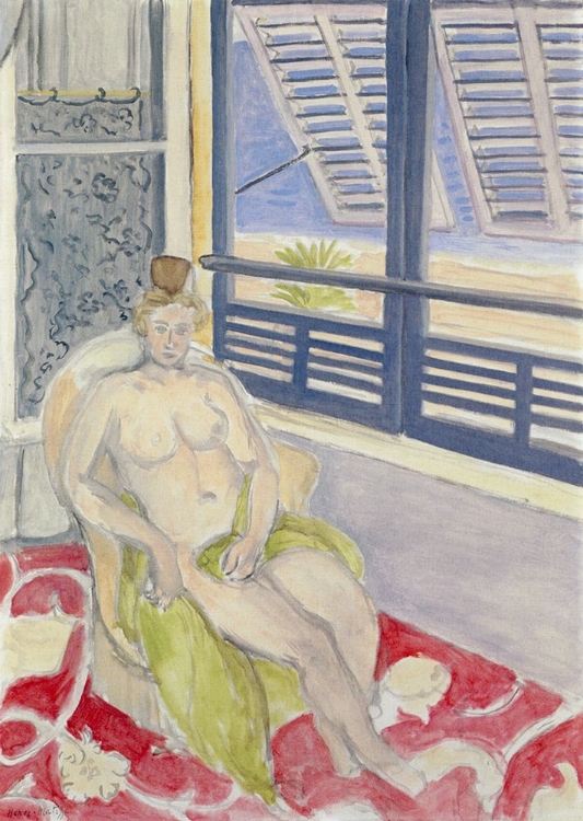 Picture of NUDE WITH SPANISH COMB 1919