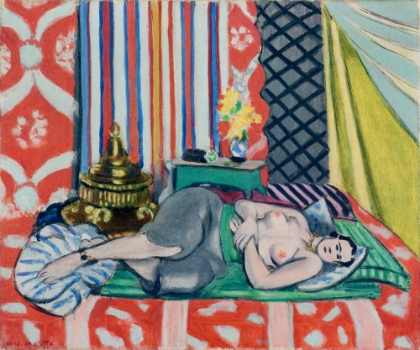 Picture of ODALISQUE IN GREY PANTALOONS 1926