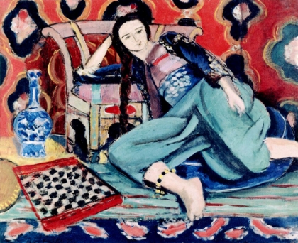 Picture of ODALISQUE WITH A TURKISH CHAIR 1928