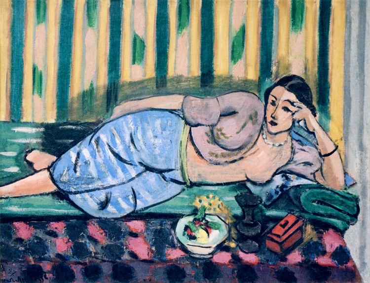 Picture of ODALISQUE WITH RED BOX 1927