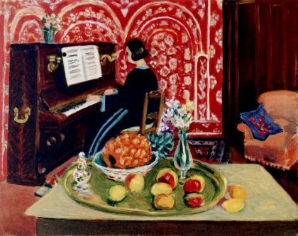 Picture of PIANIST AND STILL LIFE 1924