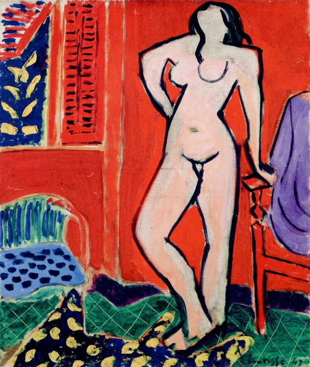 Picture of PINK NUDE, RED INTERIOR 1947
