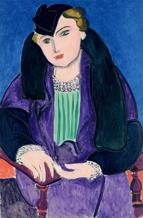 Picture of PORTRAIT IN A BLUE COAT 1935