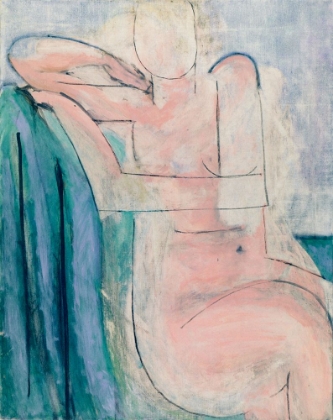 Picture of SEATED PINK NUDE 1935