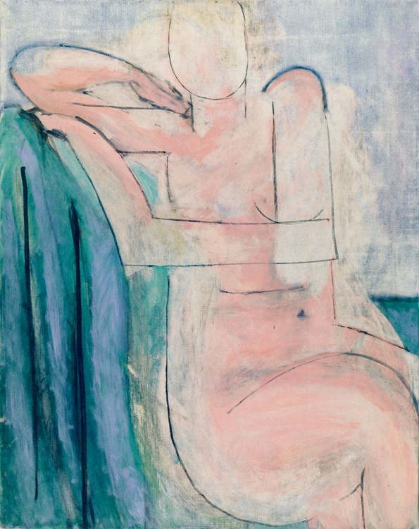 Picture of SEATED PINK NUDE 1935