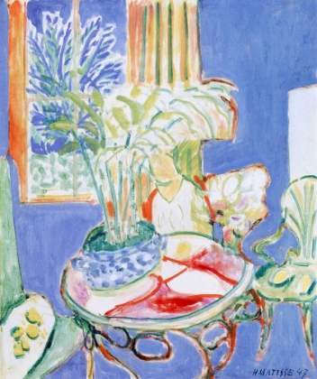 Picture of SMALL INTERIOR IN BLUE 1947