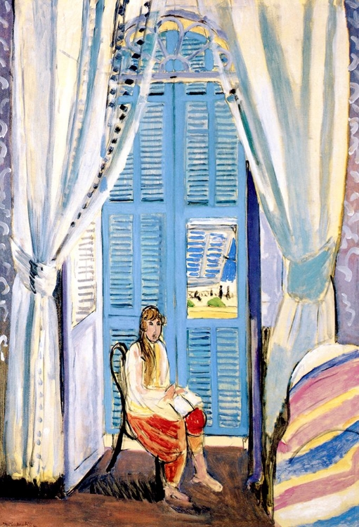 Picture of THE FRENCH WINDOW AT NICE 1919