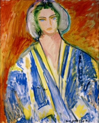 Picture of WOMAN IN A BLUE GRANDOURA 1951