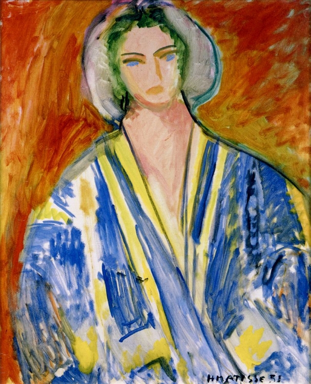Picture of WOMAN IN A BLUE GRANDOURA 1951