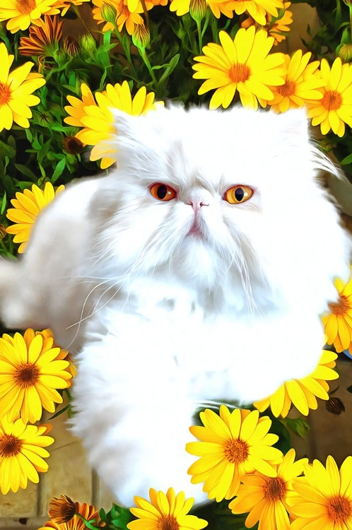 Picture of AMONG THE YELLOW BLOOMS