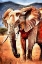 Picture of ELEPHANT ABSTRACTION I