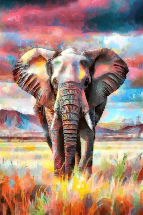 Picture of ELEPHANT ABSTRACTION II