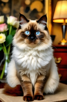 Picture of FLUFFY BLUE EYES